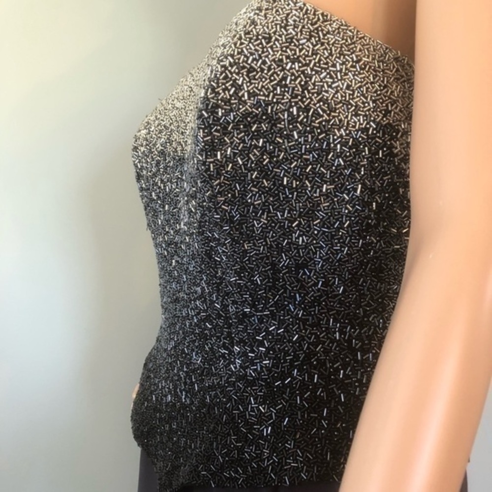 Lillie Rubin Silk and Beaded Dress - Picture 3 of 10